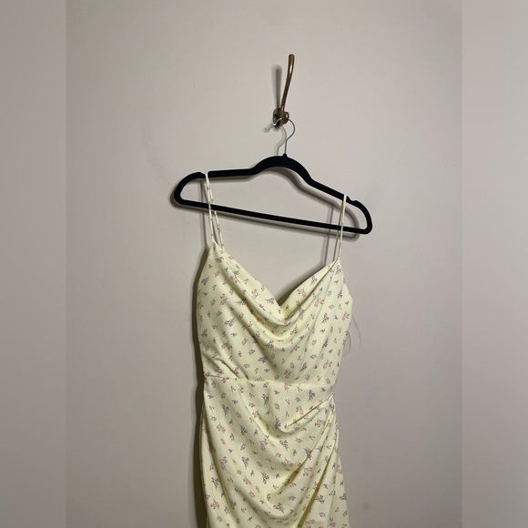 House of CB Daniella Lemon Floral Balcony Corset Dress - Picture 7 of 9